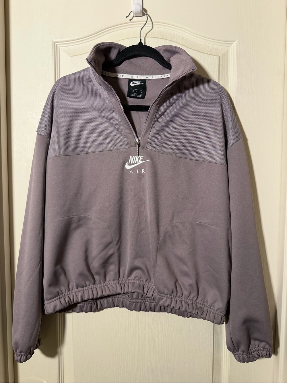 Nike Women's Quarter-Zip Pullover Jacket — purple tone